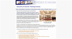 Desktop Screenshot of excellence-in-learning.co.uk