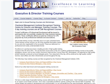 Tablet Screenshot of excellence-in-learning.co.uk